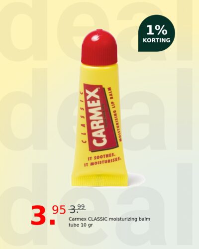 Carmex CLASSIC moisturizing balm tube 10 gr