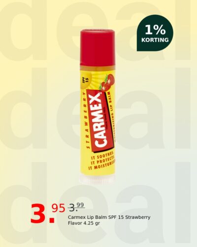 Carmex Lip Balm SPF 15 Strawberry Flavor 4.25 gr