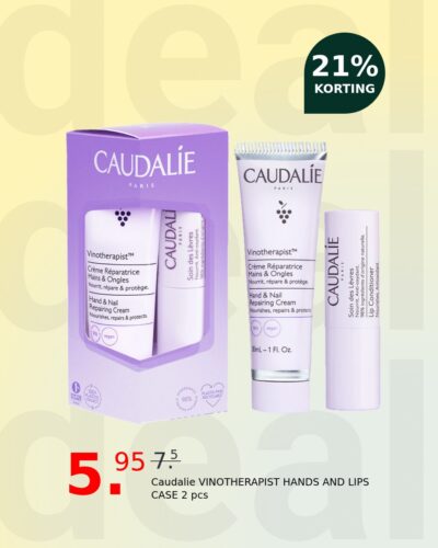 Caudalie VINOTHERAPIST HANDS AND LIPS CASE 2 pcs