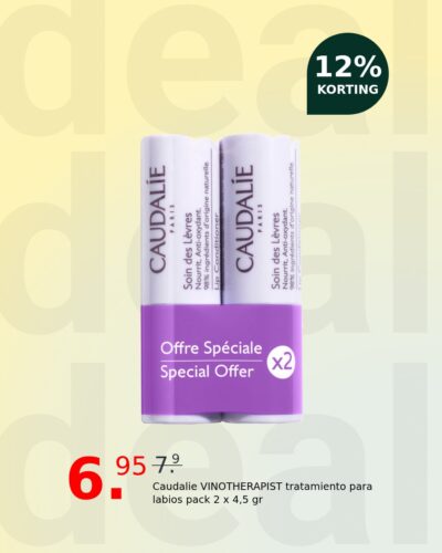 Caudalie VINOTHERAPIST tratamiento para labios pack 2 x 4,5 gr