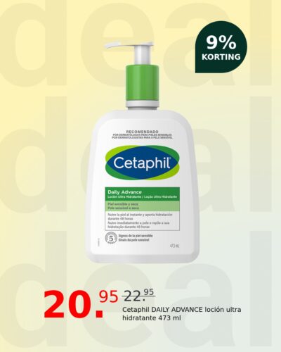 Cetaphil DAILY ADVANCE loción ultra hidratante 473 ml