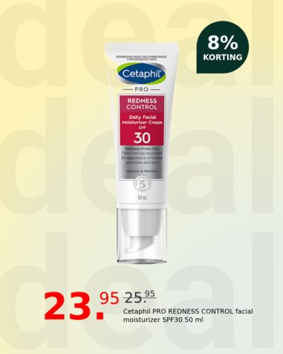 Cetaphil PRO REDNESS CONTROL facial moisturizer SPF30 50 ml