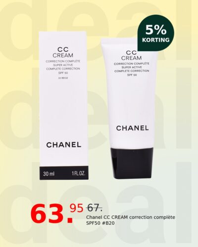Chanel CC CREAM correction complète SPF50 #B20