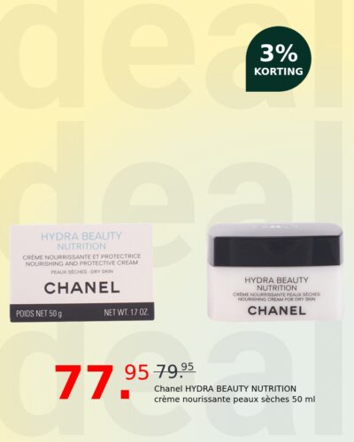 Chanel HYDRA BEAUTY NUTRITION crème nourissante peaux sèches 50 ml