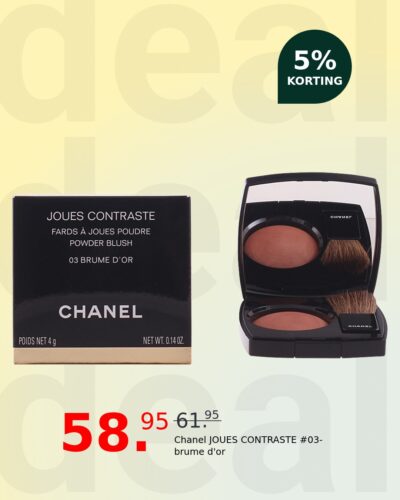 Chanel JOUES CONTRASTE #03-brume d'or