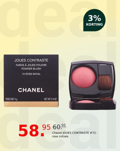 Chanel JOUES CONTRASTE #72-rose initiale