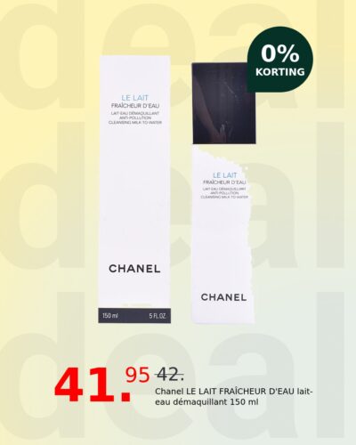 Chanel LE LAIT FRAÎCHEUR D'EAU lait-eau démaquillant 150 ml
