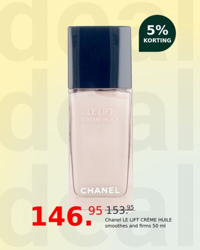 Chanel LE LIFT CRÈME HUILE smoothes and firms 50 ml