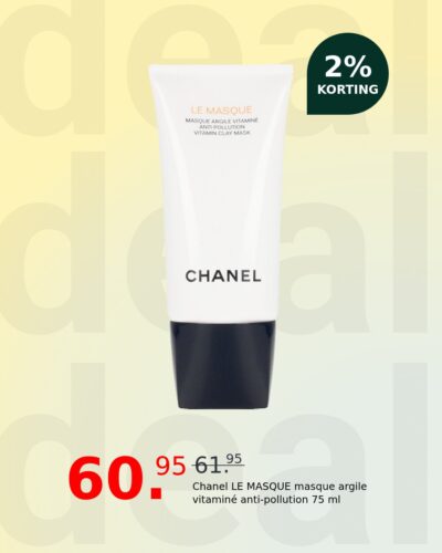 Chanel LE MASQUE masque argile vitaminé anti-pollution 75 ml