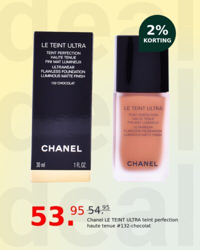 Chanel LE TEINT ULTRA teint perfection haute tenue #132-chocolat