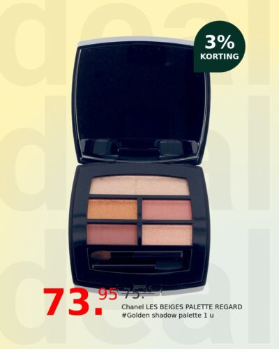 Chanel LES BEIGES PALETTE REGARD #Golden shadow palette 1 u