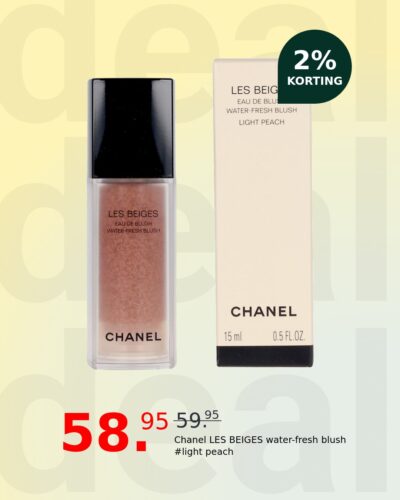 Chanel LES BEIGES water-fresh blush #light peach