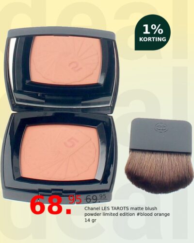 Chanel LES TAROTS matte blush powder limited edition #blood orange 14 gr