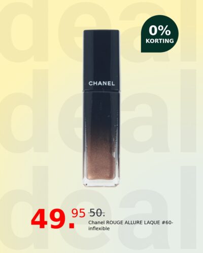 Chanel ROUGE ALLURE LAQUE #60-inflexible