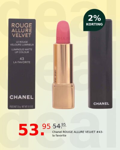 Chanel ROUGE ALLURE VELVET #43-la favorite