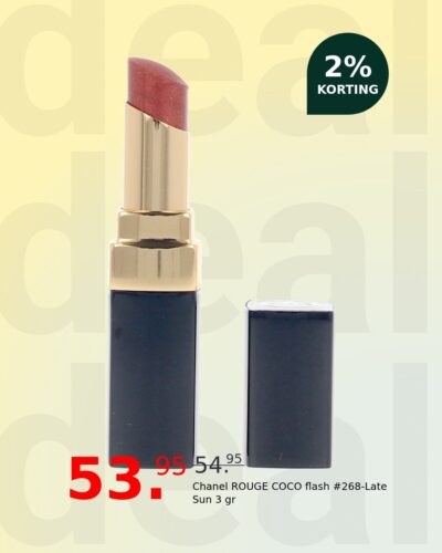 Chanel ROUGE COCO flash #268-Late Sun 3 gr