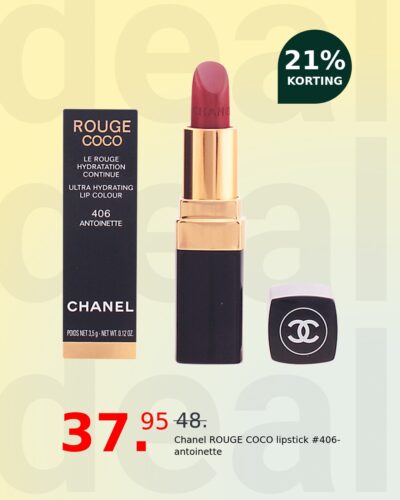 Chanel ROUGE COCO lipstick #406-antoinette