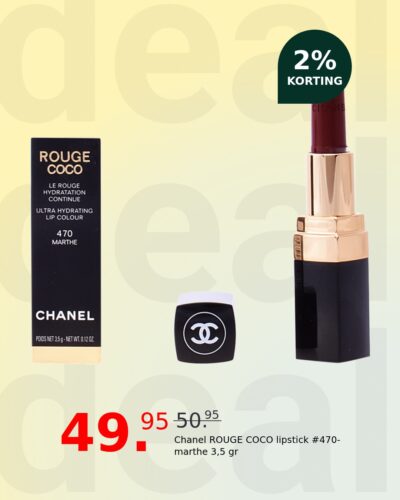 Chanel ROUGE COCO lipstick #470-marthe 3,5 gr