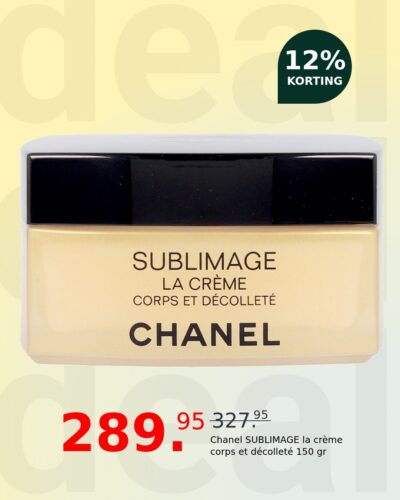 Chanel SUBLIMAGE la crème corps et décolleté 150 gr