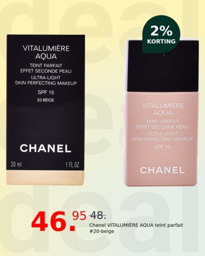 Chanel VITALUMIÈRE AQUA teint parfait #20-beige