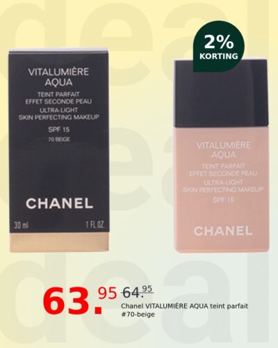 Chanel VITALUMIÈRE AQUA teint parfait #70-beige