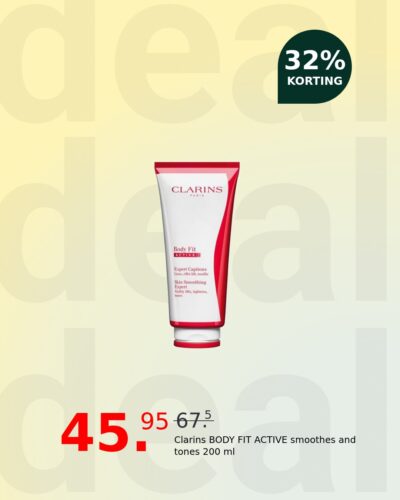 Clarins BODY FIT ACTIVE smoothes and tones 200 ml