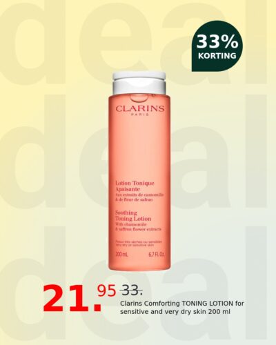 Clarins Comforting TONING LOTION for sensitive and very dry skin 200 ml