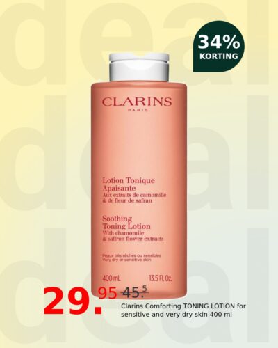 Clarins Comforting TONING LOTION for sensitive and very dry skin 400 ml