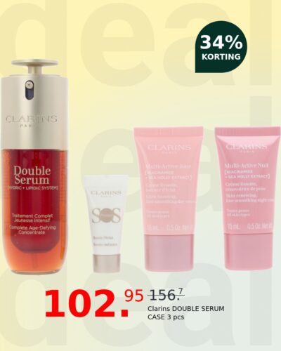 Clarins DOUBLE SERUM CASE 3 pcs