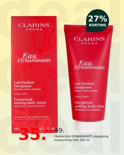 Clarins EAU DYNAMISANTE energizing moisturizing milk 200 ml