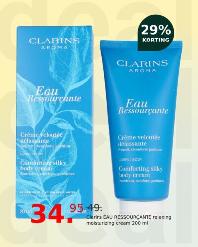 Clarins EAU RESSOURÇANTE relaxing moisturizing cream 200 ml