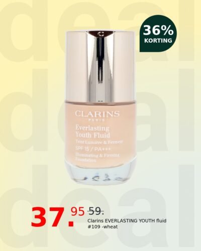 Clarins EVERLASTING YOUTH fluid #109 -wheat