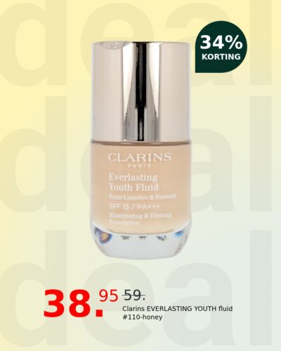 Clarins EVERLASTING YOUTH fluid #110-honey
