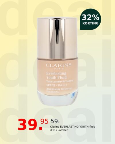 Clarins EVERLASTING YOUTH fluid #112 -amber