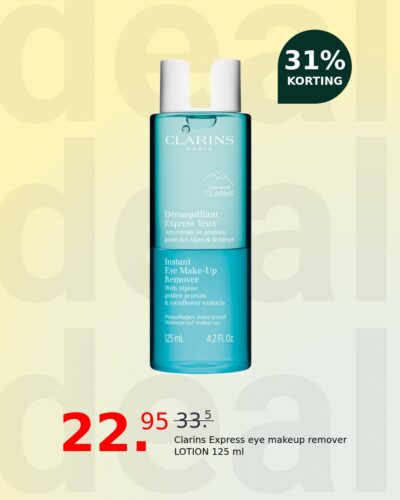 Clarins Express eye makeup remover LOTION 125 ml