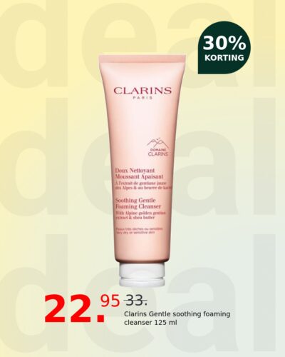 Clarins Gentle soothing foaming cleanser 125 ml