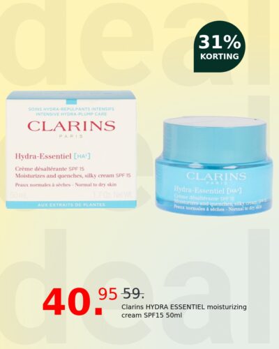 Clarins HYDRA ESSENTIEL moisturizing cream SPF15 50ml