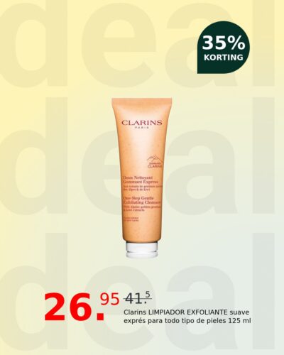 Clarins LIMPIADOR EXFOLIANTE suave exprés para todo tipo de pieles 125 ml