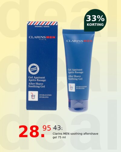 Clarins MEN soothing aftershave gel 75 ml