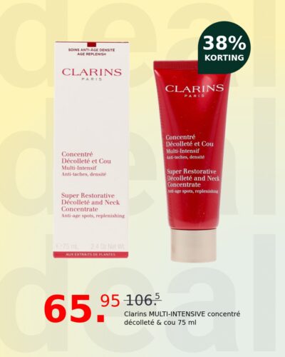 Clarins MULTI-INTENSIVE concentré décolleté & cou 75 ml