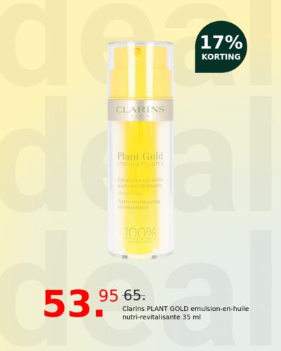 Clarins PLANT GOLD emulsion-en-huile nutri-revitalisante 35 ml