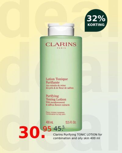 Clarins Purifying TONIC LOTION for combination and oily skin 400 ml