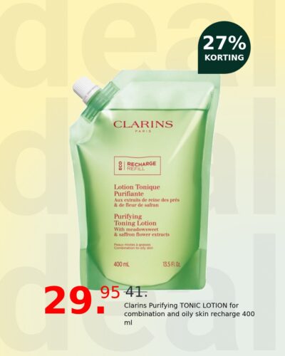 Clarins Purifying TONIC LOTION for combination and oily skin recharge 400 ml