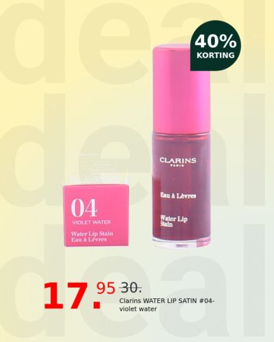 Clarins WATER LIP SATIN #04-violet water