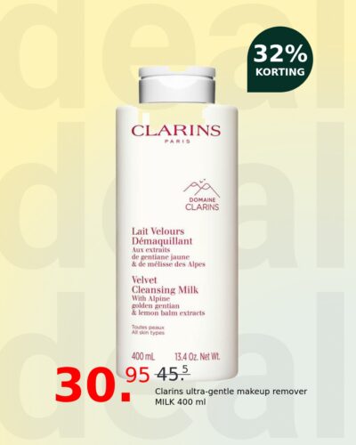 Clarins ultra-gentle makeup remover MILK 400 ml