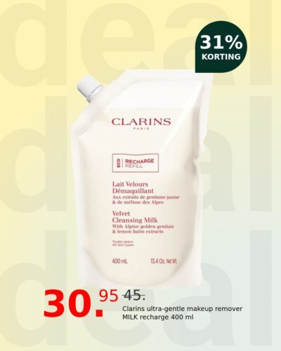 Clarins ultra-gentle makeup remover MILK recharge 400 ml