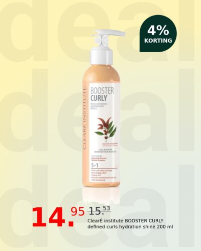 ClearÉ institute BOOSTER CURLY defined curls hydration shine 200 ml