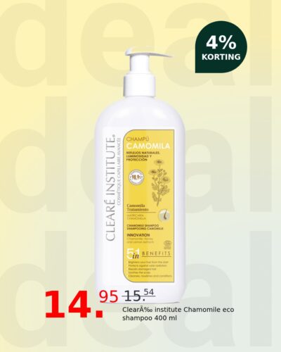 ClearÉ institute Chamomile eco shampoo 400 ml