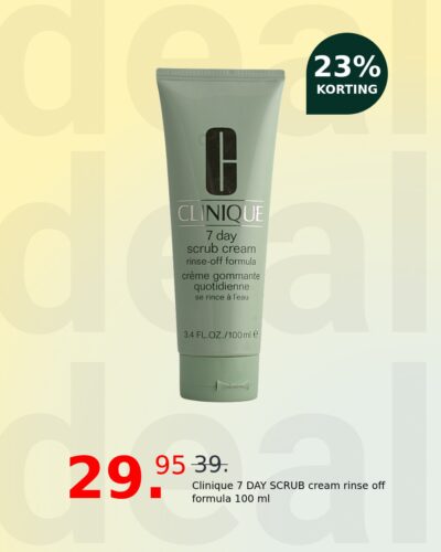 Clinique 7 DAY SCRUB cream rinse off formula 100 ml
