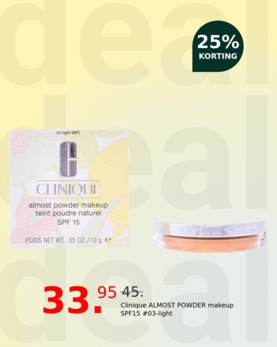 Clinique ALMOST POWDER makeup SPF15 #03-light